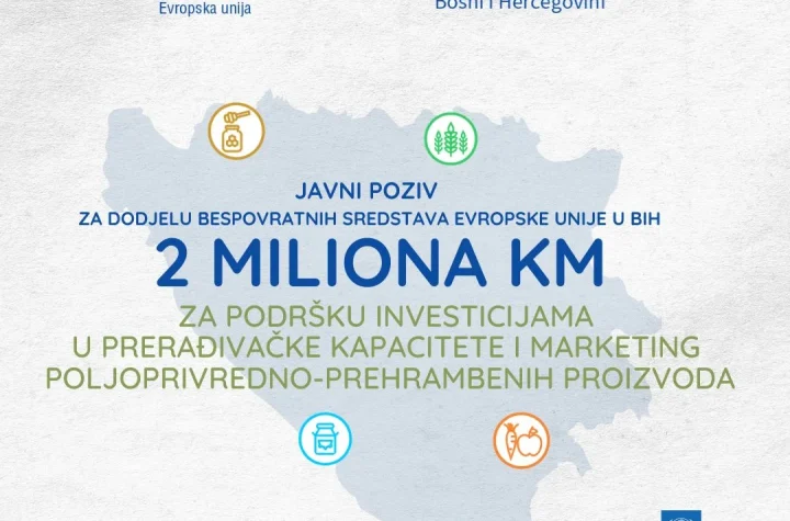 Javni poziv potencijalnim korisnicima bespovratnih sredstava za mjeru podrške investicijama