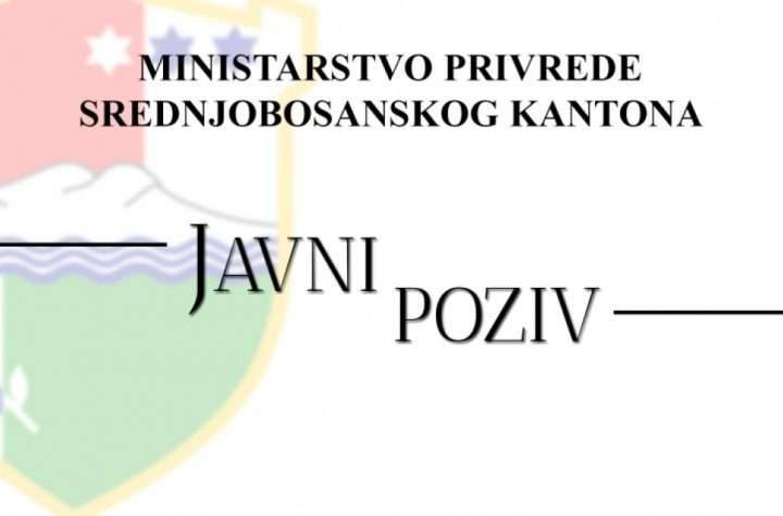 Javni poziv privrednim društvima i obrtnicima za podnošenje zahtjeva za dodjelu podsticajnih sredstava finansiranja