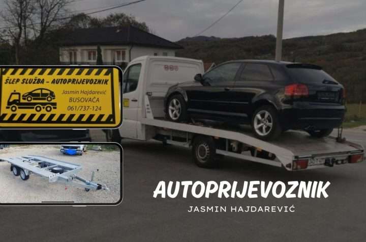 Novi Obrt u Busovači - Autoprijevoznik Jasmin vrši usluge transporta vozila