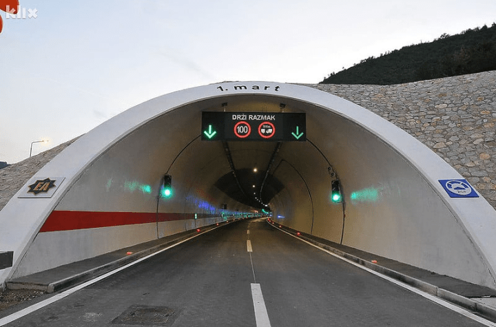 Zatvoren dio autoceste Lašva - Zenica jug zbog servisiranja tunela 1. mart