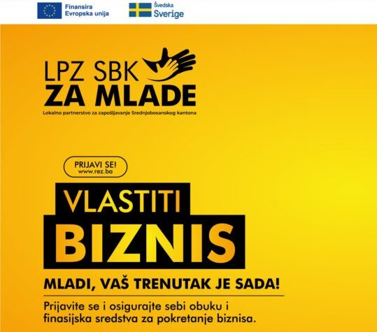 Prilika za mlade u SBK: Besplatne obuke za karijerno savjetovanje i 5.000 $ za vlastiti biznis