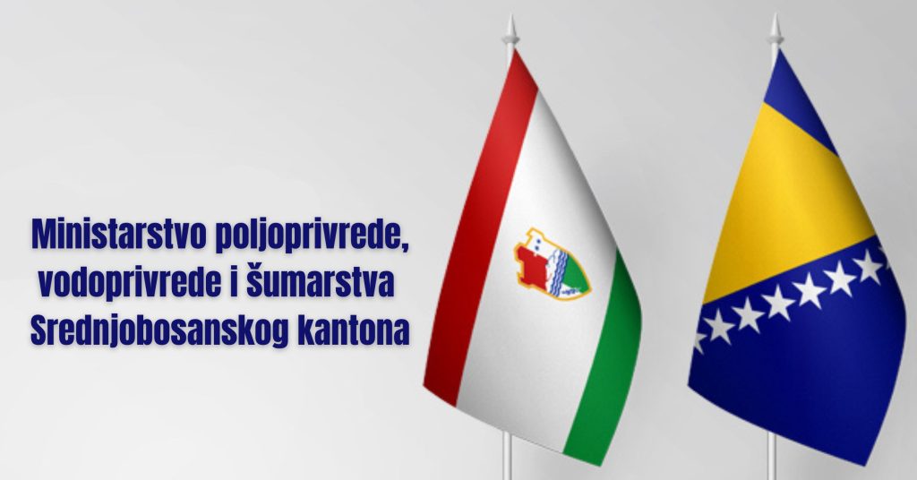 Ministarstvu poljoprivrede, vodoprivrede i šumarstva SBK raspisuje oglas za prijem namještenika u radni odnos