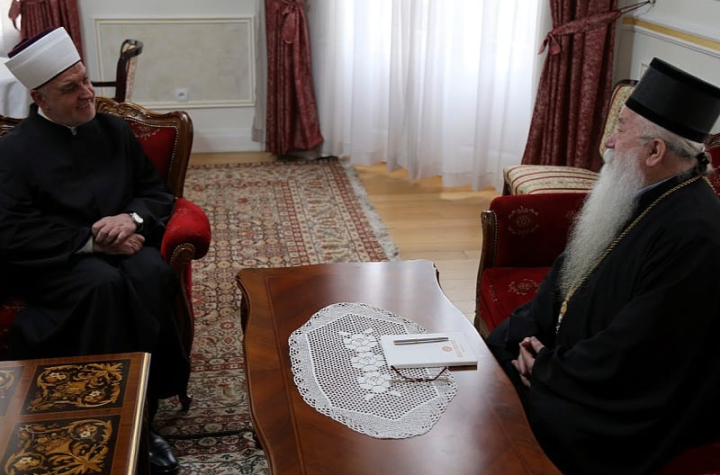 Reis Kavazović i mitropolit Hrizostom razgovarali o povratku SPC u Međureligijsko vijeće BiH