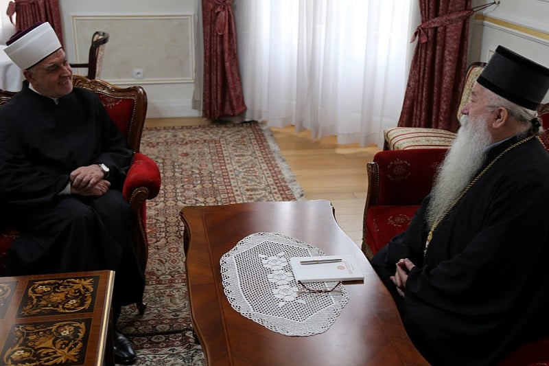 Reis Kavazović i mitropolit Hrizostom razgovarali o povratku SPC u Međureligijsko vijeće BiH