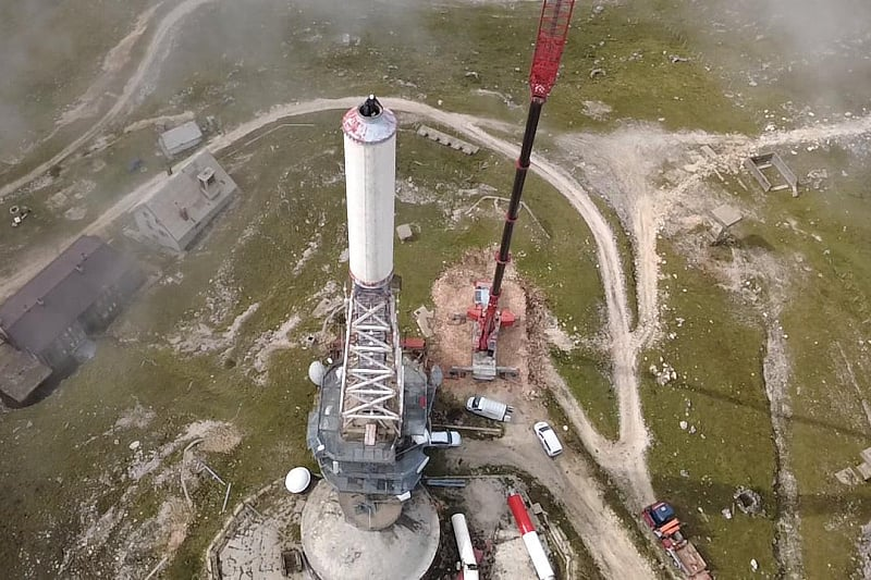 Most u digitalni 21. vijek: Na Vlašiću postavljen najveći antenski sistem u zemlji