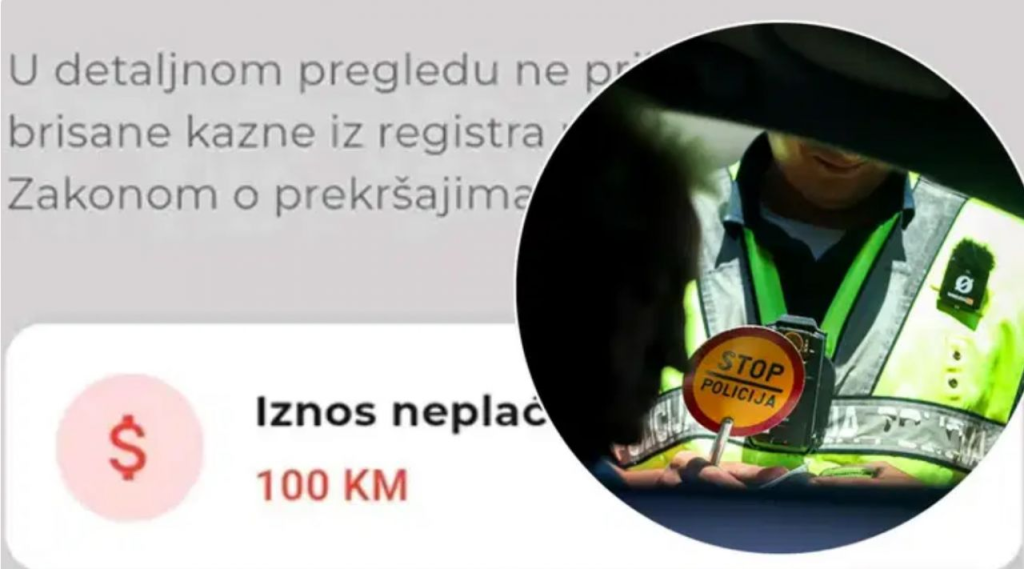 Sada možete provjeriti i odmah saznati da li imate neplaćenih kazni