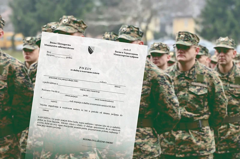 Rezervni sastav Oružanih snaga BiH popunjavat će bivši vojnici, ali se mogu prijaviti i civili bez vojnog iskustva