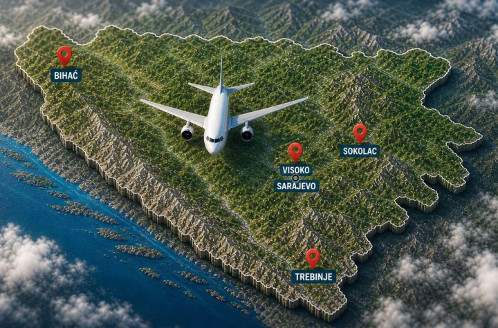 Aerodromi u "zraku" koji su i dalje samo na papiru: Znate li da su se najavljivali letovi iz Visokog i Sokoca?