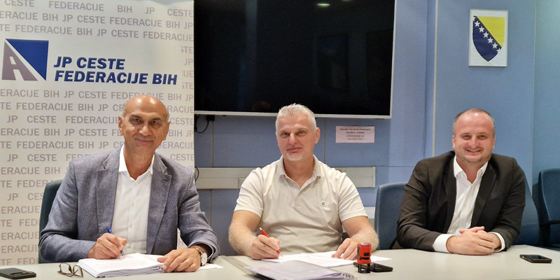 Potpisan ugovor za rekonstrukciju raskrsnice u kružni tok na magistralnoj cesti M5 u Busovači