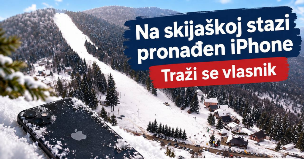 Na skijaškoj stazi SRC Pridolci pronađen mobitel, traži se vlasnik