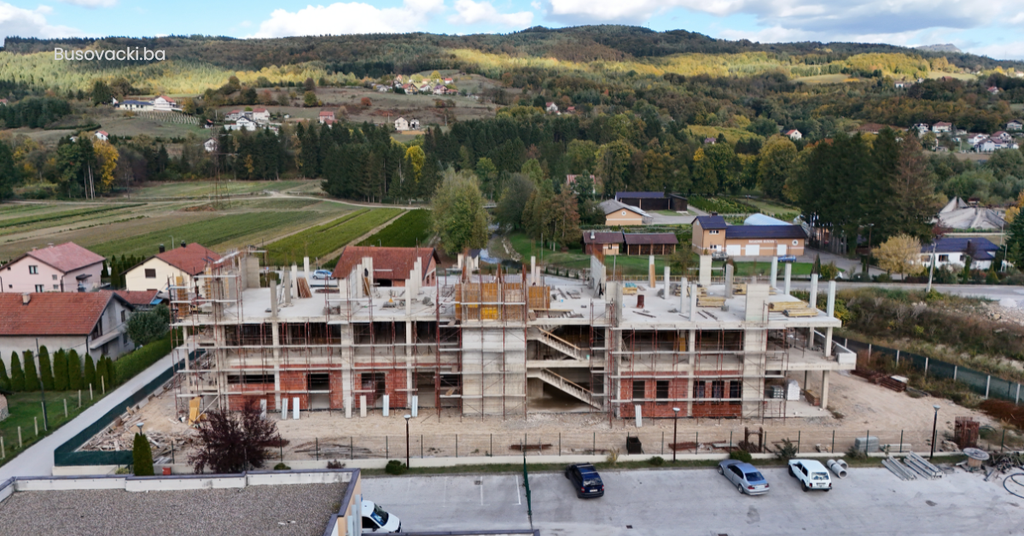 FOTO: Pogledajte kako napreduje izgradnja novog Doma zdravlja u Busovači