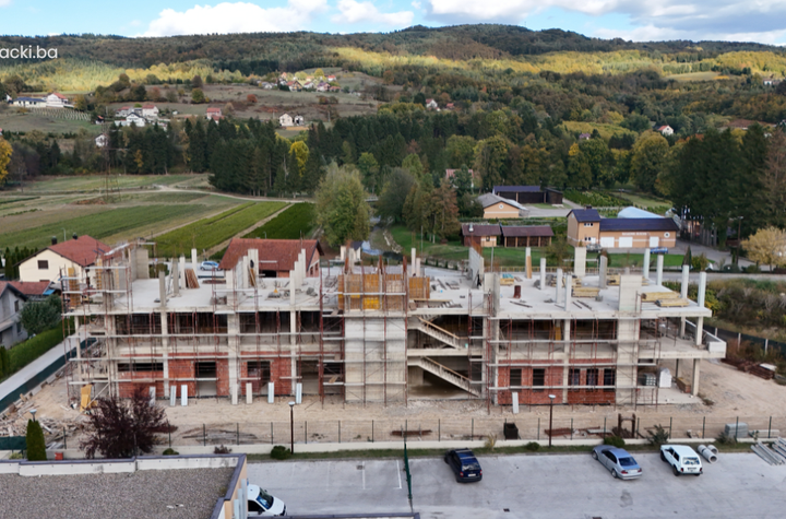 FOTO: Pogledajte kako napreduje izgradnja novog Doma zdravlja u Busovači