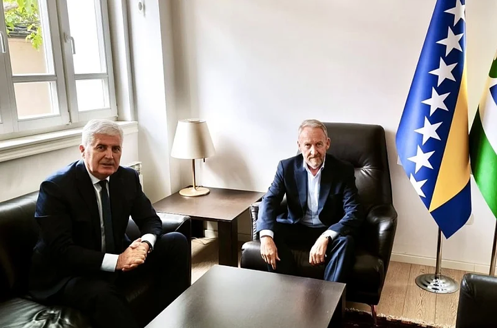 Izetbegović i Čović u centrali SDA razgovarali o formiranju vlasti: "Vraćanje međusobnog povjerenja"